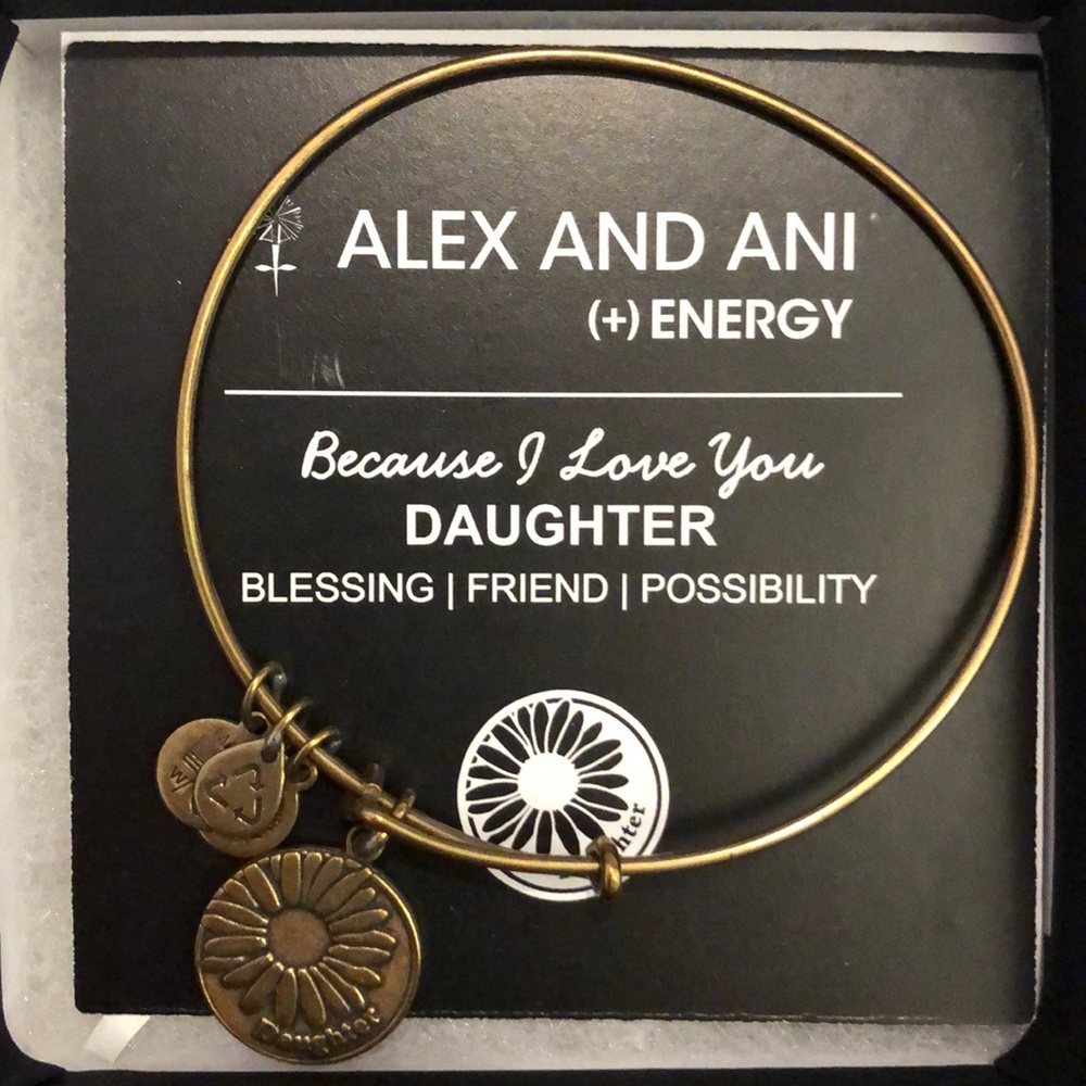 Alex and Ani Gold Daughter Bracelet